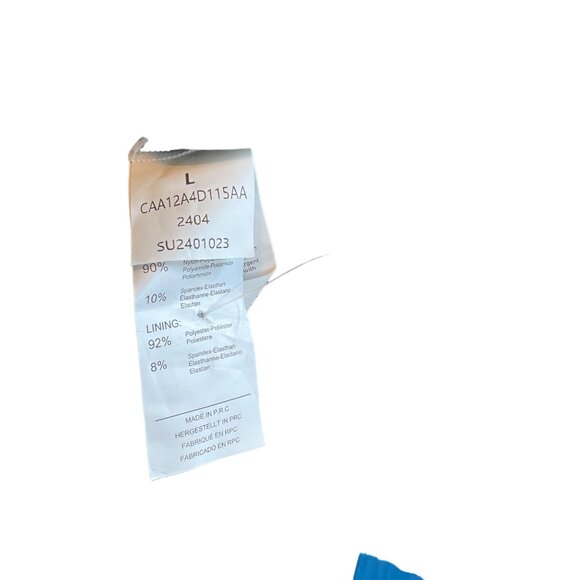 Cupshe‎ Underwire Black Convertible Bikini Top Size Large Fabric Steamers wrap - Picture 3 of 3